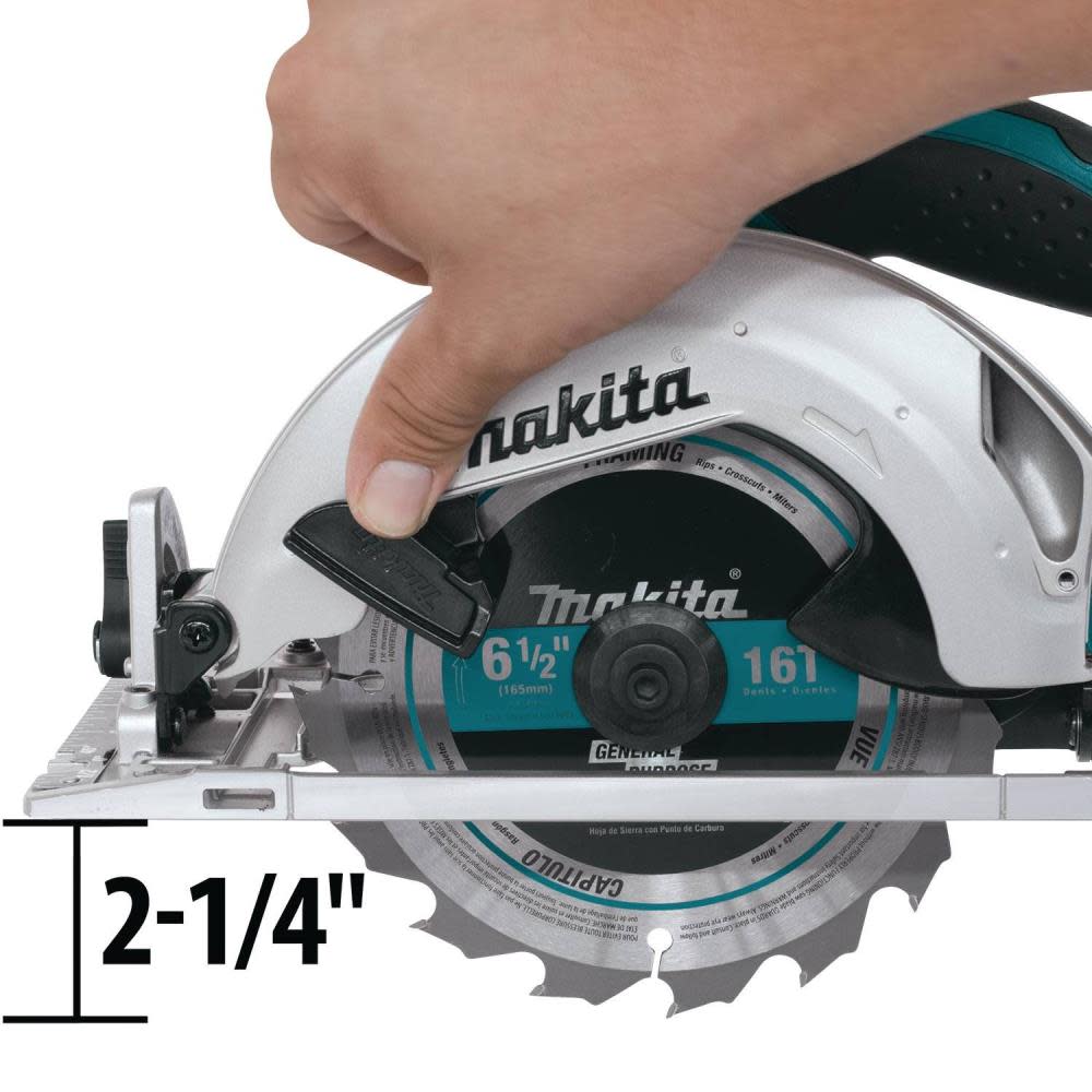 Makita 18 Volt LXT Lithium-Ion Cordless 6-1/2 in. Circular Saw Tool Only - Ascmtools