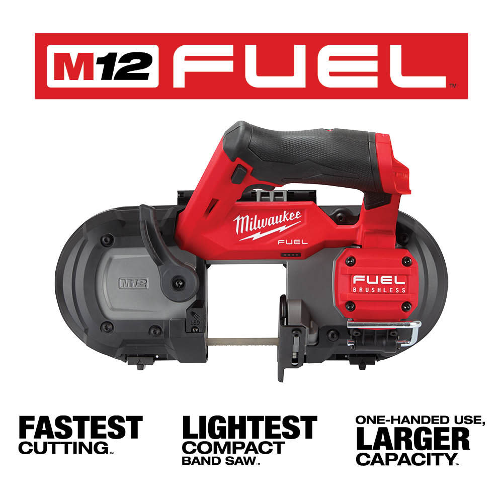 Milwaukee M12 FUEL Compact Band Saw Bare Tool - Ascmtools