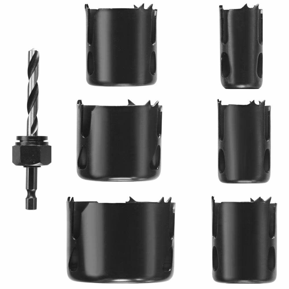 Bosch 7 pc. Daredevil Wood Hole Saw Set - Ascmtools