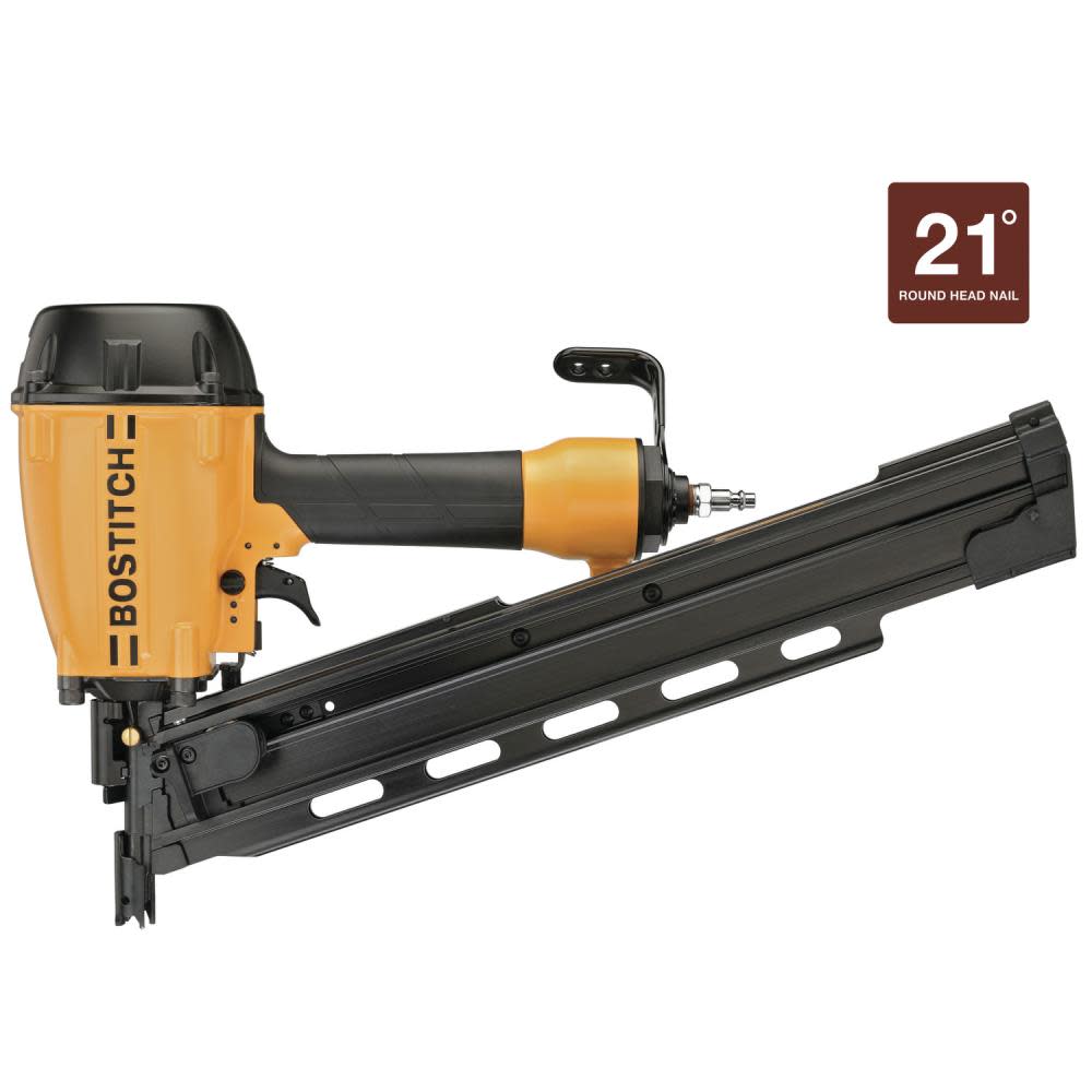 Bostitch 21 Degree Plastic Round Head Framing Nailer - Ascmtools