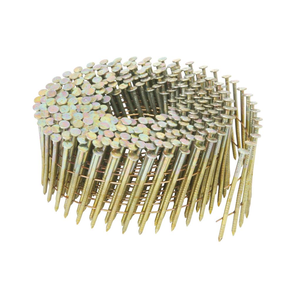 Metabo HPT Siding Nails 2 1/4″ Ring Shank Electro Galvanized Wire Coil 3600qty - Ascmtools