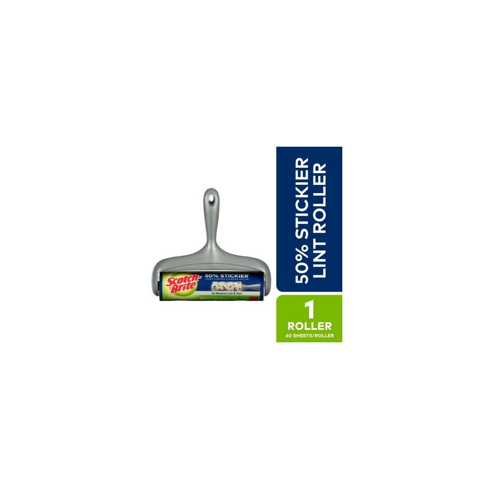 3M Scotch Brite 8″ 50% Stickier Large Surface Lint Roller - Ascmtools