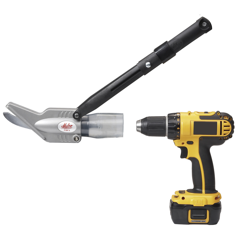 Malco Products TurboShear Fiber Cement Siding Shear (Drill not included) TurboShear Fiber Cement Siding Shear (Drill not included) - Ascmtools