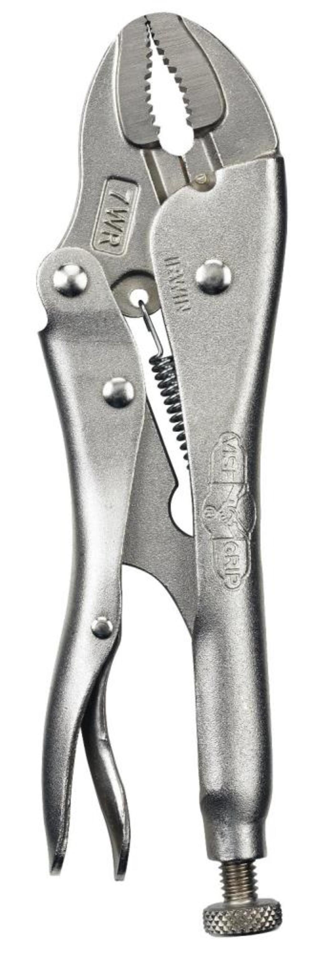 Irwin 7 In. Curved Jaw Locking Plier with Wire Cutter - Ascmtools