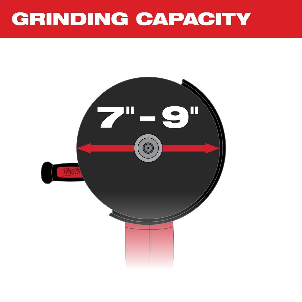 Milwaukee 7 in./ 9 in. Large Angle Grinder Cutting Shroud - Ascmtools