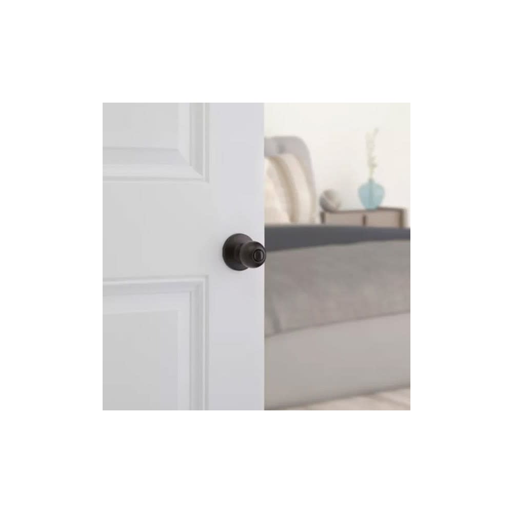 Kwikset Venetian Bronze Bed/Bath Polo Privacy Door Knob - Ascmtools