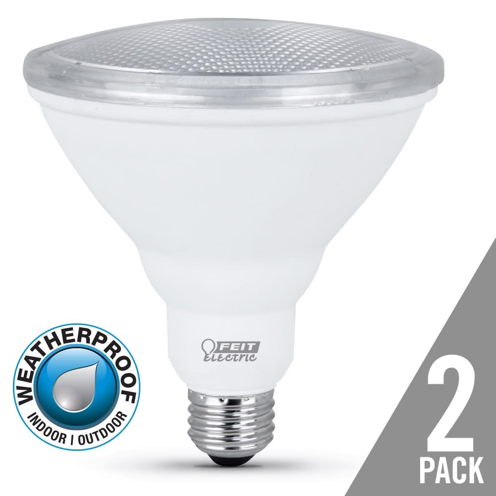 Feit Electric 75W PAR38 3000K Reflector LED Bulb 2pk - Ascmtools