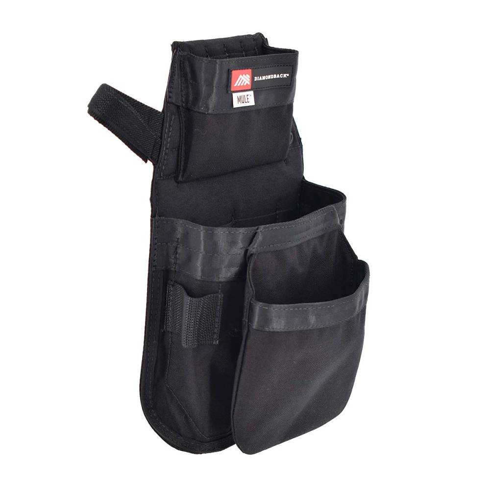 Diamondback Toolbelts Black Left Side Mule 2.0 Tool Pouch - Ascmtools