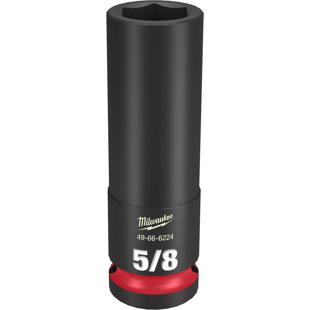 Milwaukee SHOCKWAVE Impact Duty Socket 1/2″ Drive 5/8″ Deep 6 Point - Ascmtools