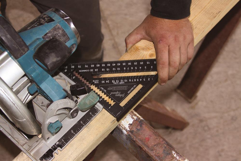 Johnson Level Johnny Square Professional Easy-Read Aluminum Rafter Square - Ascmtools
