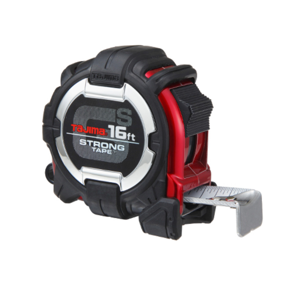 Tajima GS LOCK Measuring Tape 16′ x 1″ with Compatible Clip - Ascmtools
