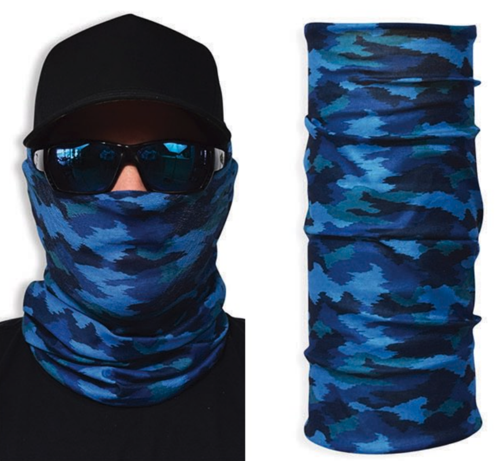 John Boy Face Guard Mask – Blue Camo - Ascmtools