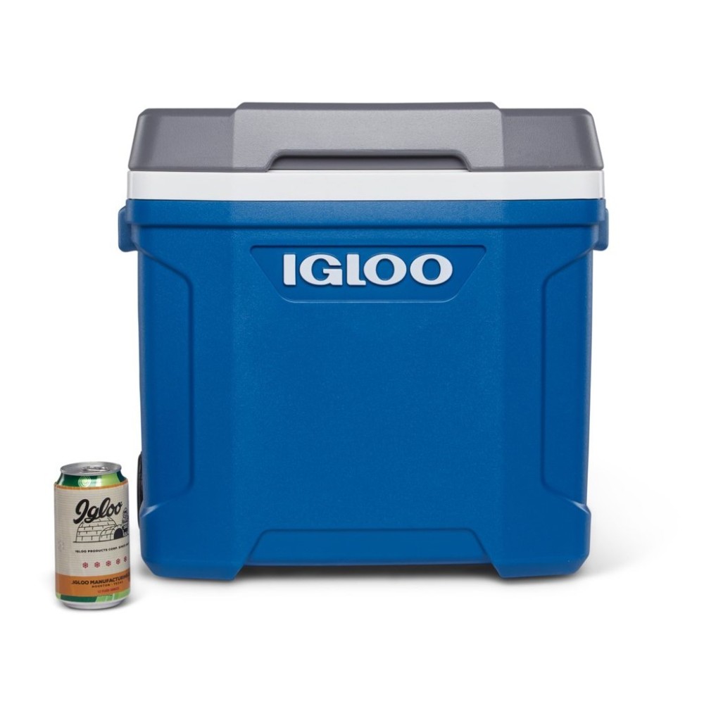Igloo Latitude 30 Roller Hard Cooler Indigo Blue/Meteorite 30qt - Ascmtools