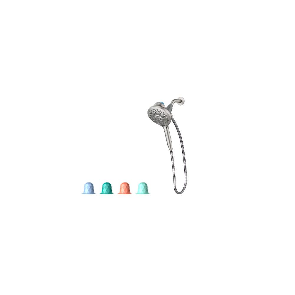 Moen Spot Resist Nickel Aromatherapy Handshower with INLY Capsule - Ascmtools