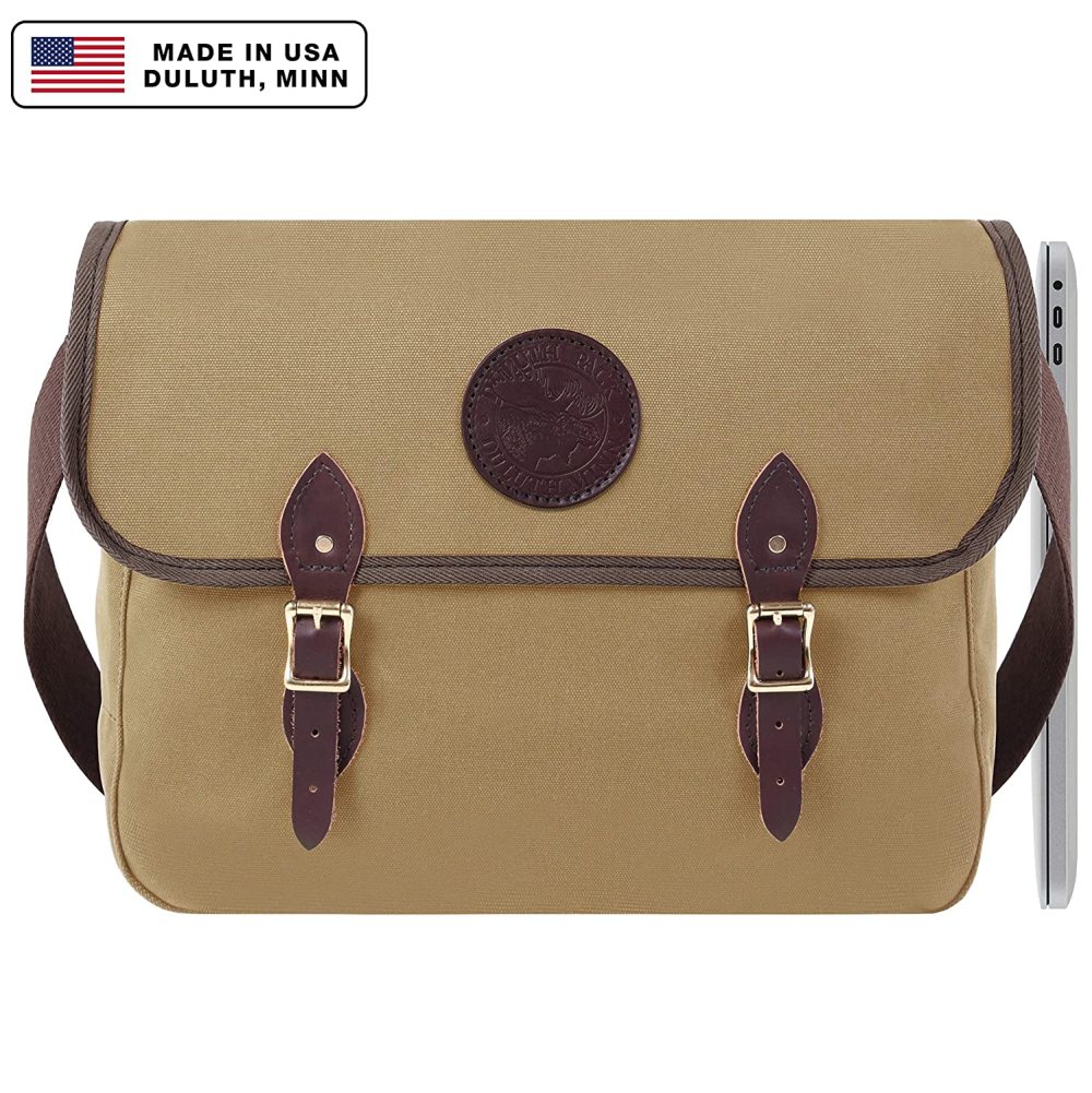 Duluth Pack 15 In. 12 Liter Capacity Khaki Laptop Book Bag - Ascmtools
