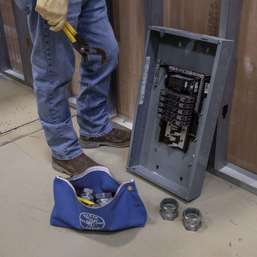 Klein Tools Canvas Tool Bag w/Zipper 3-Pk - Ascmtools