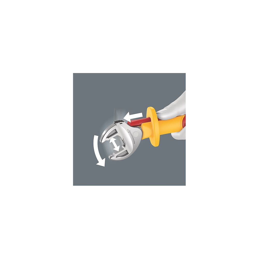 Wera Tools 6004 Joker VDE L VDE-Insulated Self-Setting Spanner - Ascmtools
