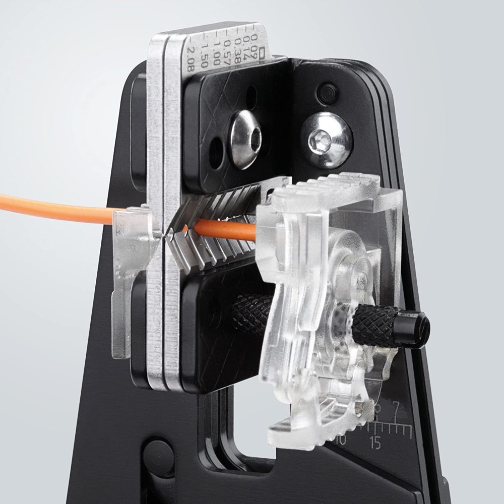 Knipex Precision Insulation Wire Stripper 195mm 10-26 AWG - Ascmtools