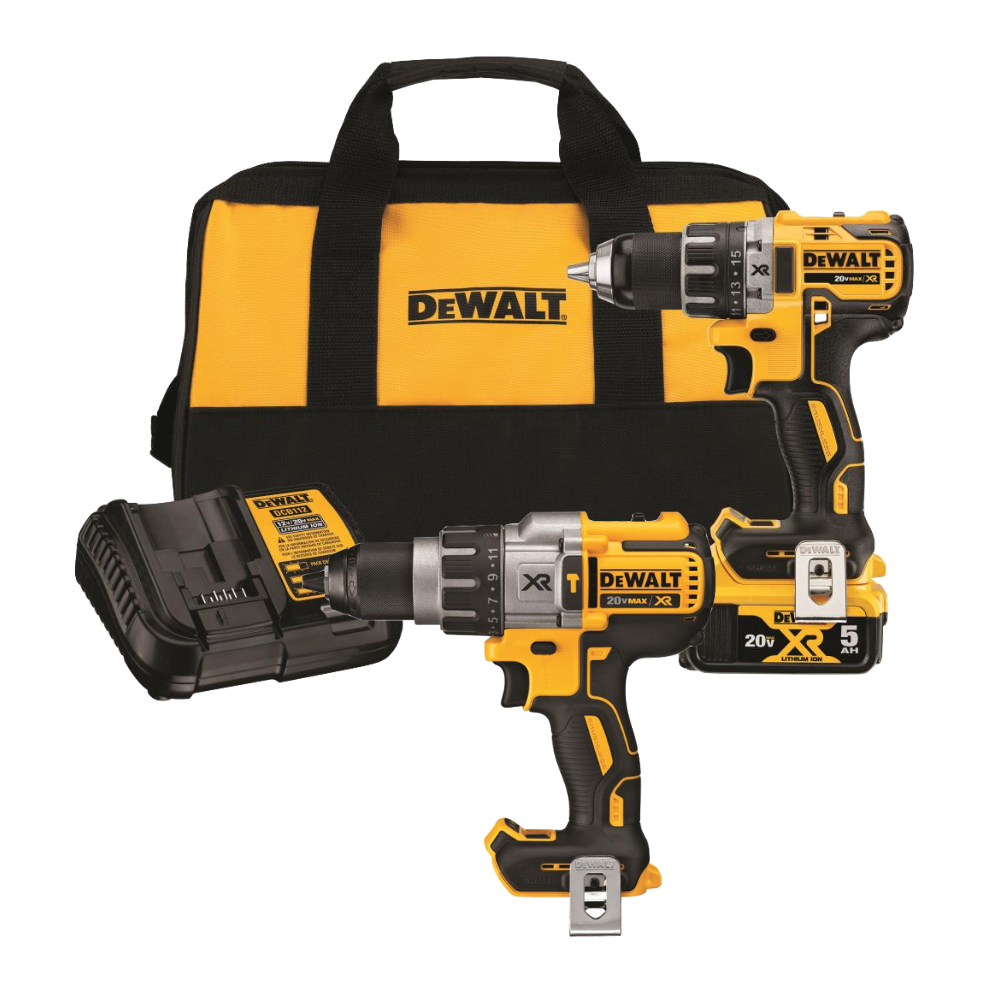 DEWALT 20V MAX 2pc Cordless Combo Kit Drill Driver Hammer Drill - Ascmtools