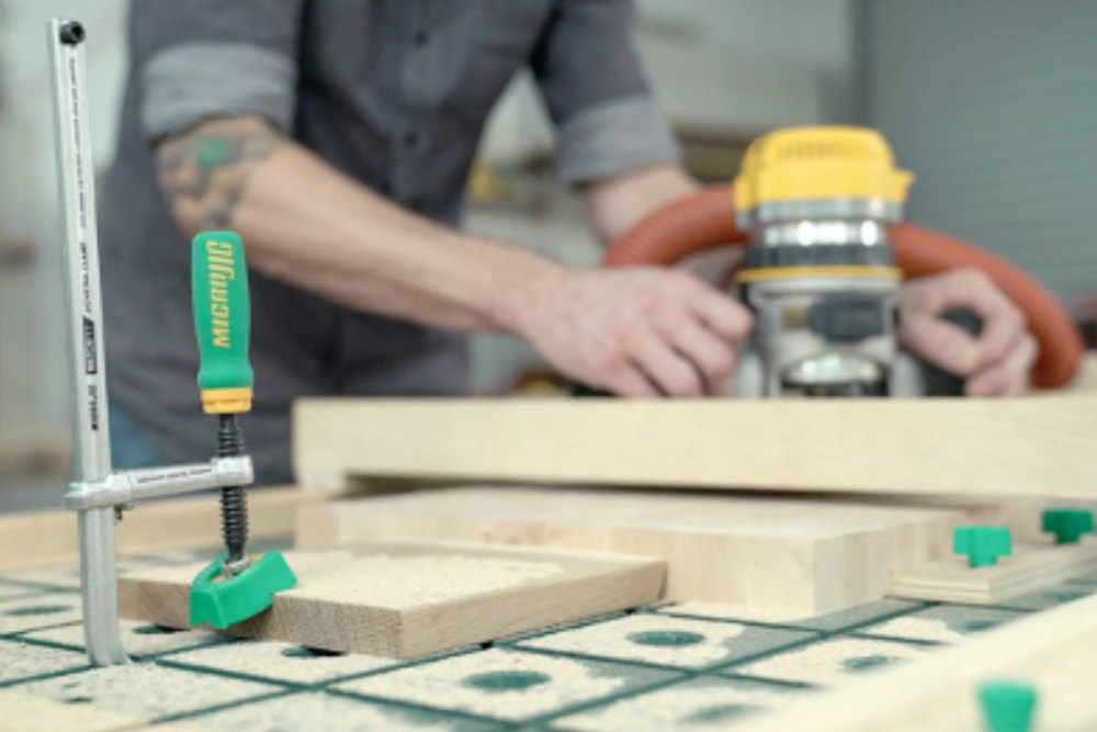 Microjig MATCHFIT Dovetail Track Clamp AP - Ascmtools