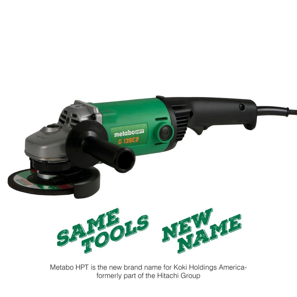 Metabo HPT 11-Amp 5″ Trigger Switch Angle Grinder - Ascmtools