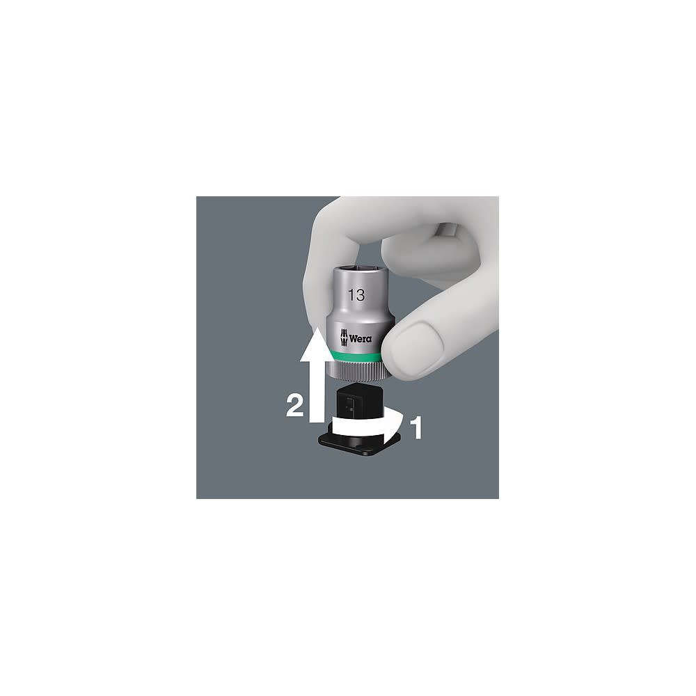 Wera Tools 28pc 1/4″ Drive 8100 SA 11 Zyklop Metal Ratchet Set - Ascmtools