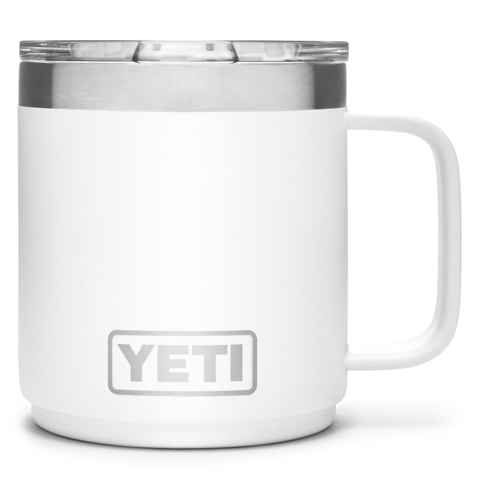 Yeti Rambler Stackable Mug with MagSlider Lid 10oz White - Ascmtools
