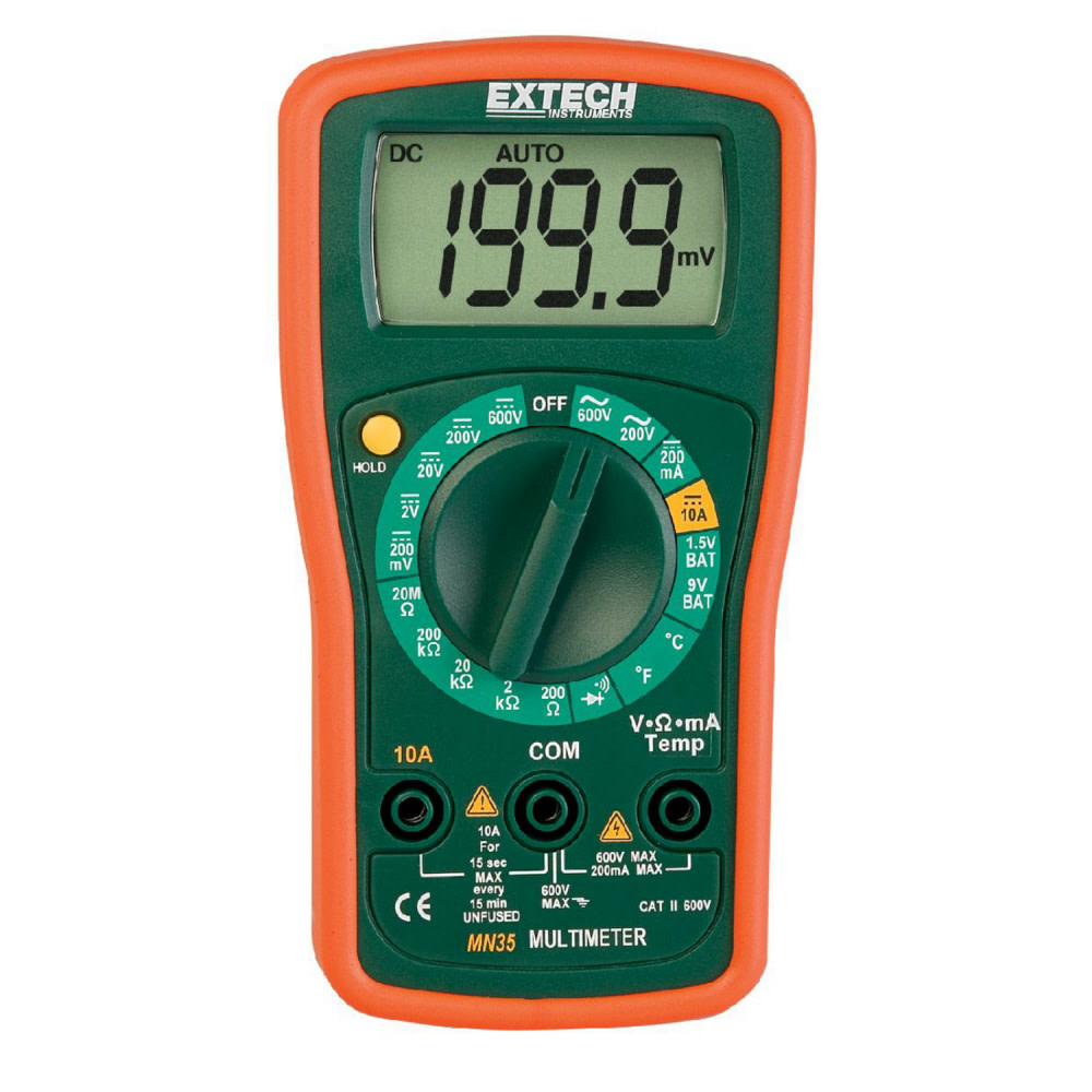 Extech Digital Mini MultiMeter - Ascmtools