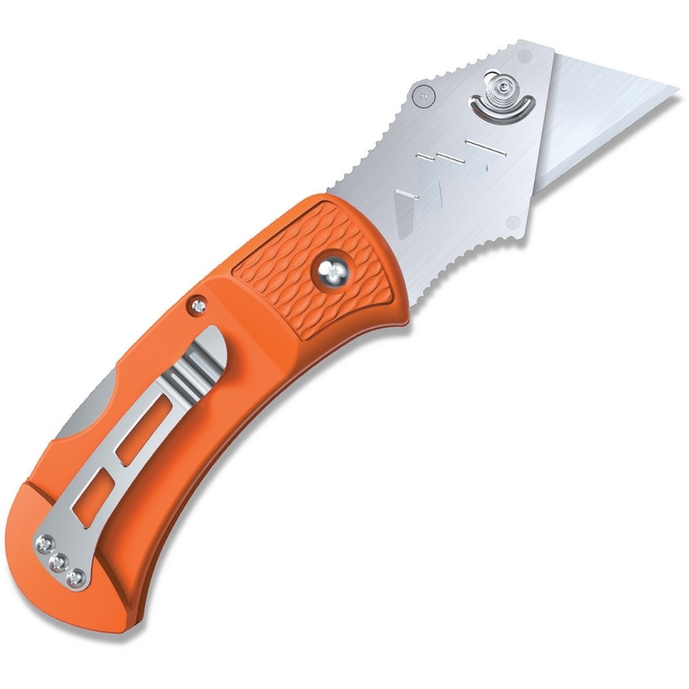 Outdoor Edge BOA Razor Folding Utility Knife with 3 Blades Orange - Ascmtools