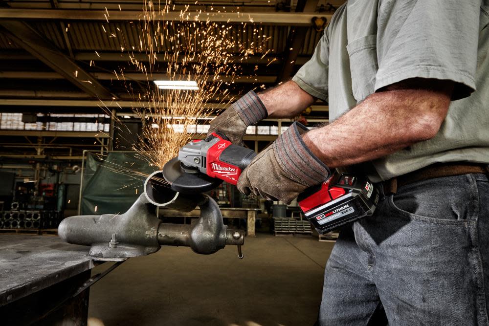 Milwaukee M18 FUEL 4-1/2 in.-6 in. No Lock Braking Grinder with Paddle Switch Kit - Ascmtools