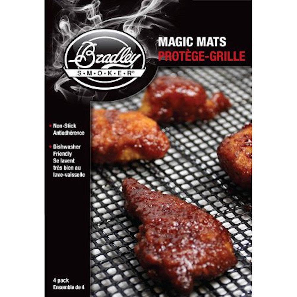 Bradley Smoker Non-Stick Grilling Magic Mat Set of 4 - Ascmtools