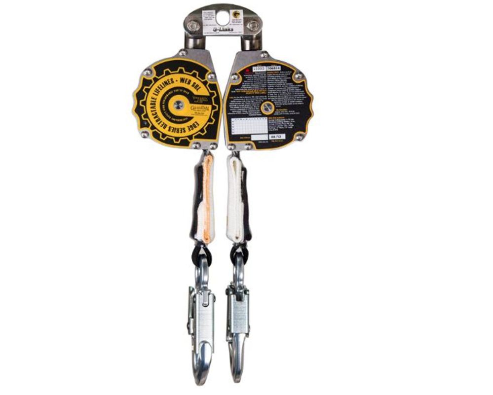 Guardian Fall Protection 11′ G-Link Dual Retractable SRL - Ascmtools