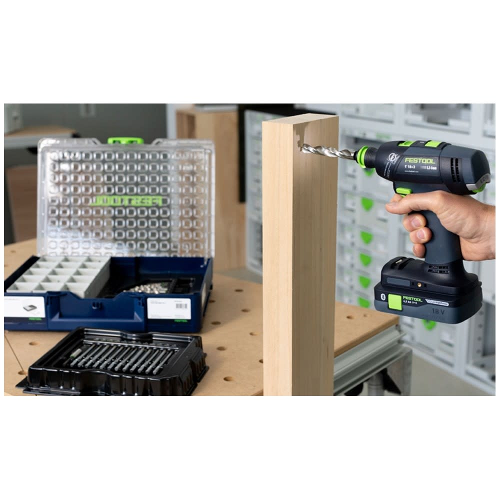 Festool Systainer3 and Bit Organizer M89 CE-F Centrotec 94pc Set - Ascmtools