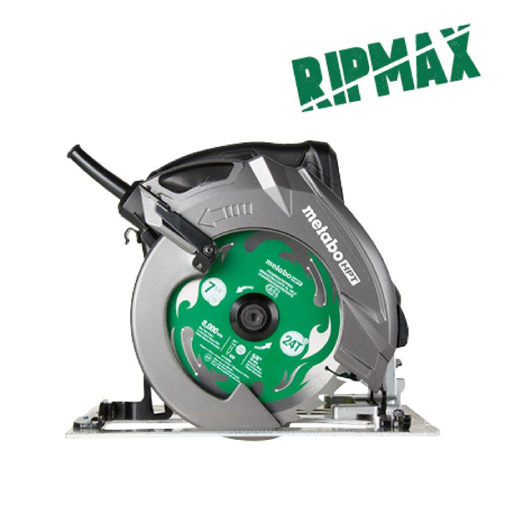 Metabo HPT 7-1/4 In. Pro Grade Circular Saw 15 Amp 6800 RPM Rip Max - Ascmtools