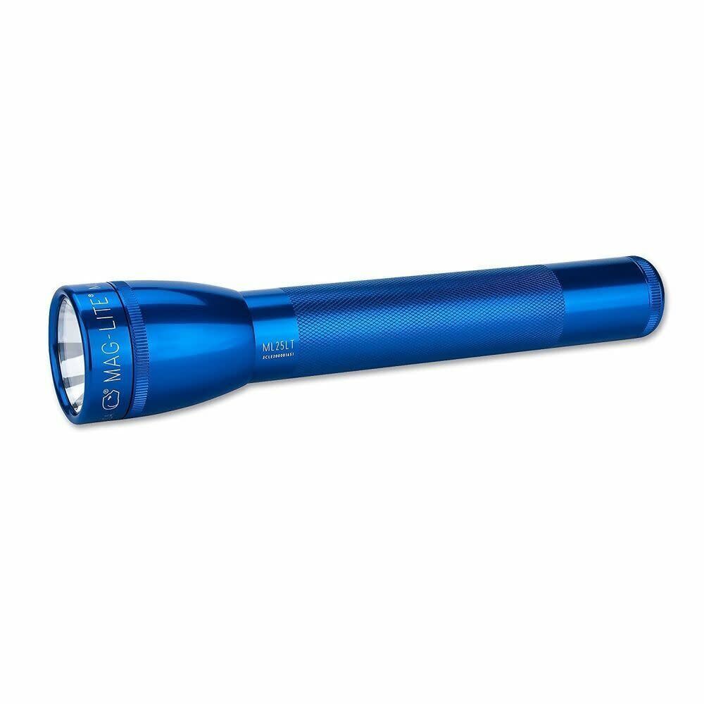 Maglite Flashlight ML25LT 173 Lumens Blue LED 2 Cell C - Ascmtools
