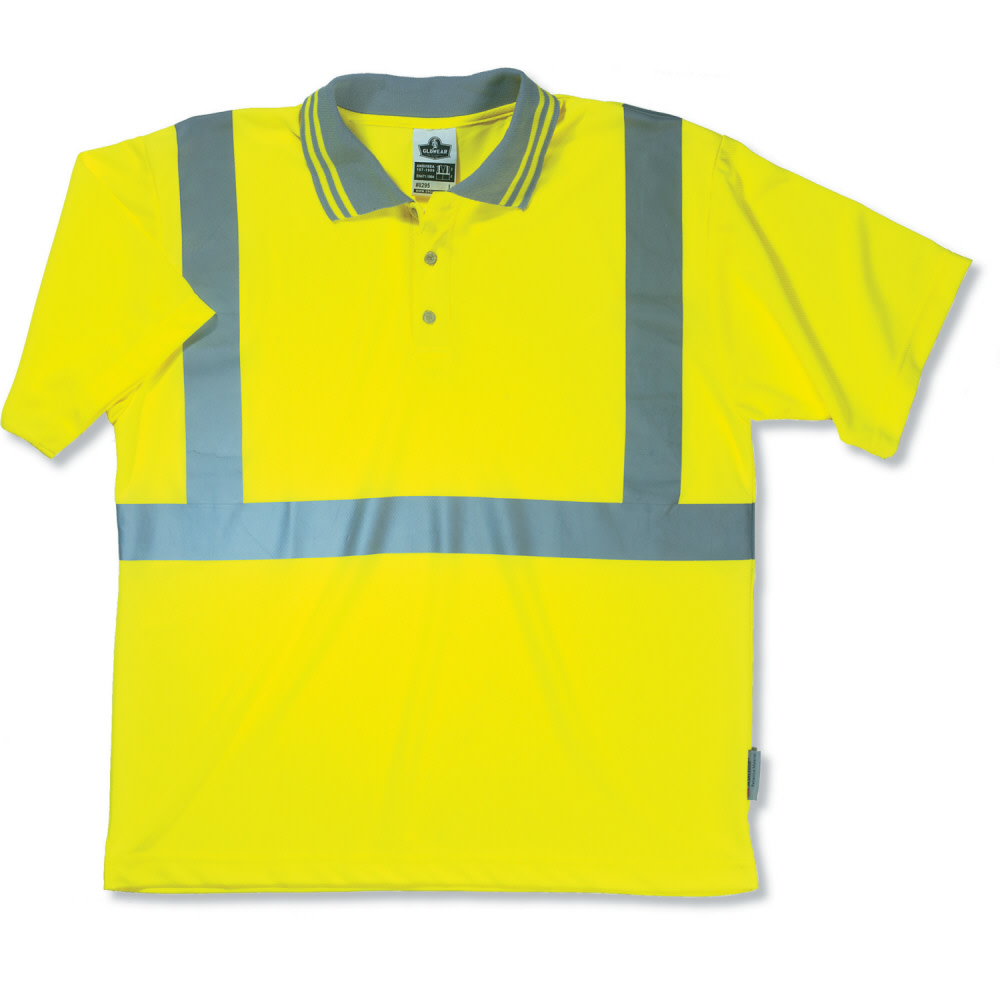 Ergodyne GloWear 8295 Class 2 Lime Green Polo – Large GloWear 8295 Class 2 Lime Green Polo – Large - Ascmtools