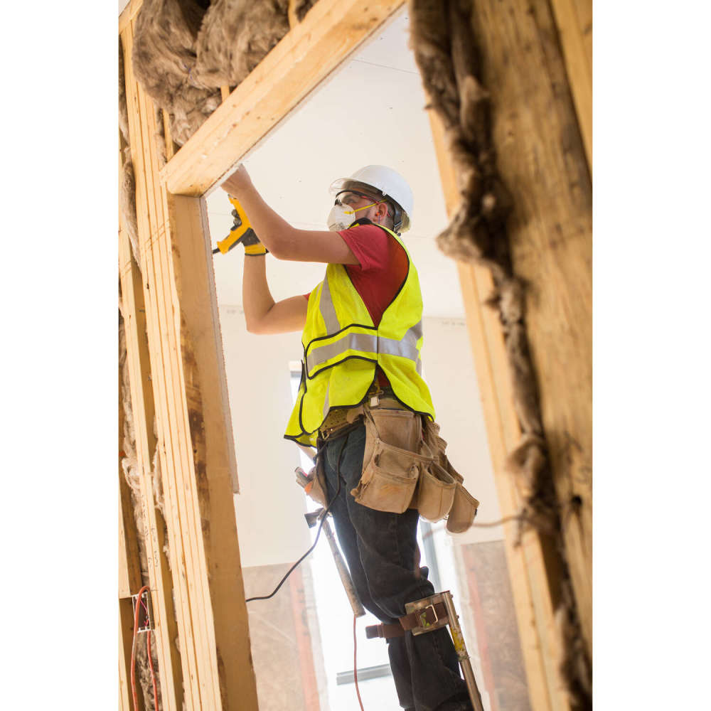 3M Scotchlite Safety Vest Yellow Hi Vis Reflective Construction - Ascmtools