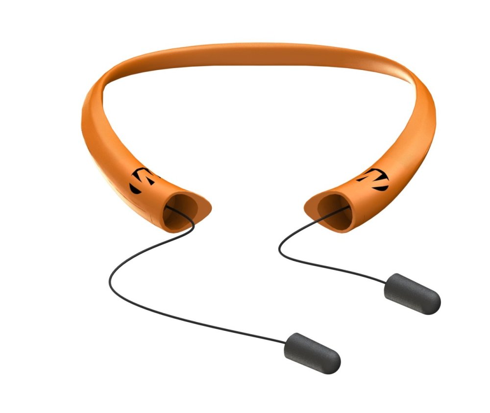 Walkers Safety Passive Neckband Retractable Ear Plugs – Blaze Orange - Ascmtools