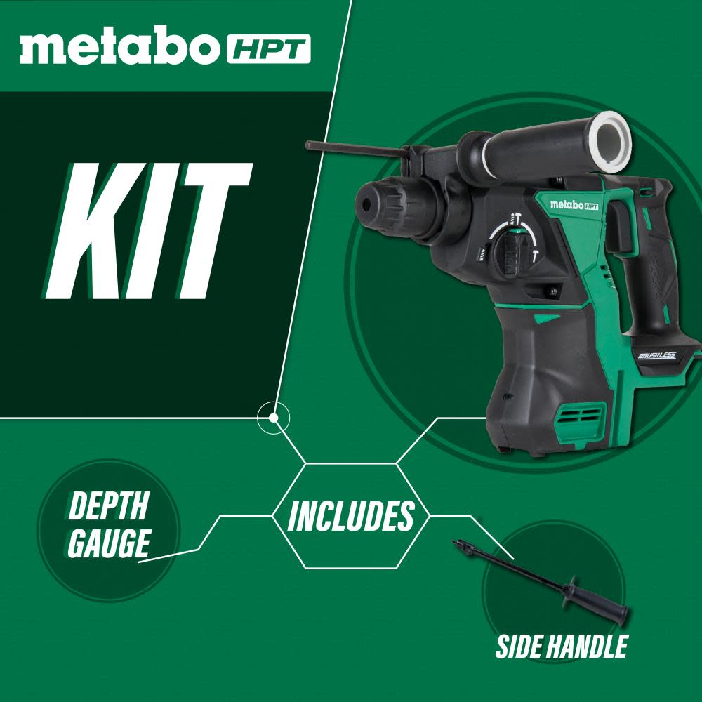 Metabo HPT 18V SDS Plus Rotary Hammer (Bare) - Ascmtools