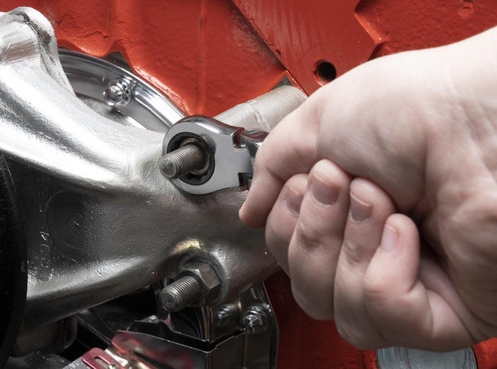 GEARWRENCH Ratcheting Wrench Set 7 pc. SAE Stubby Flex Combination - Ascmtools