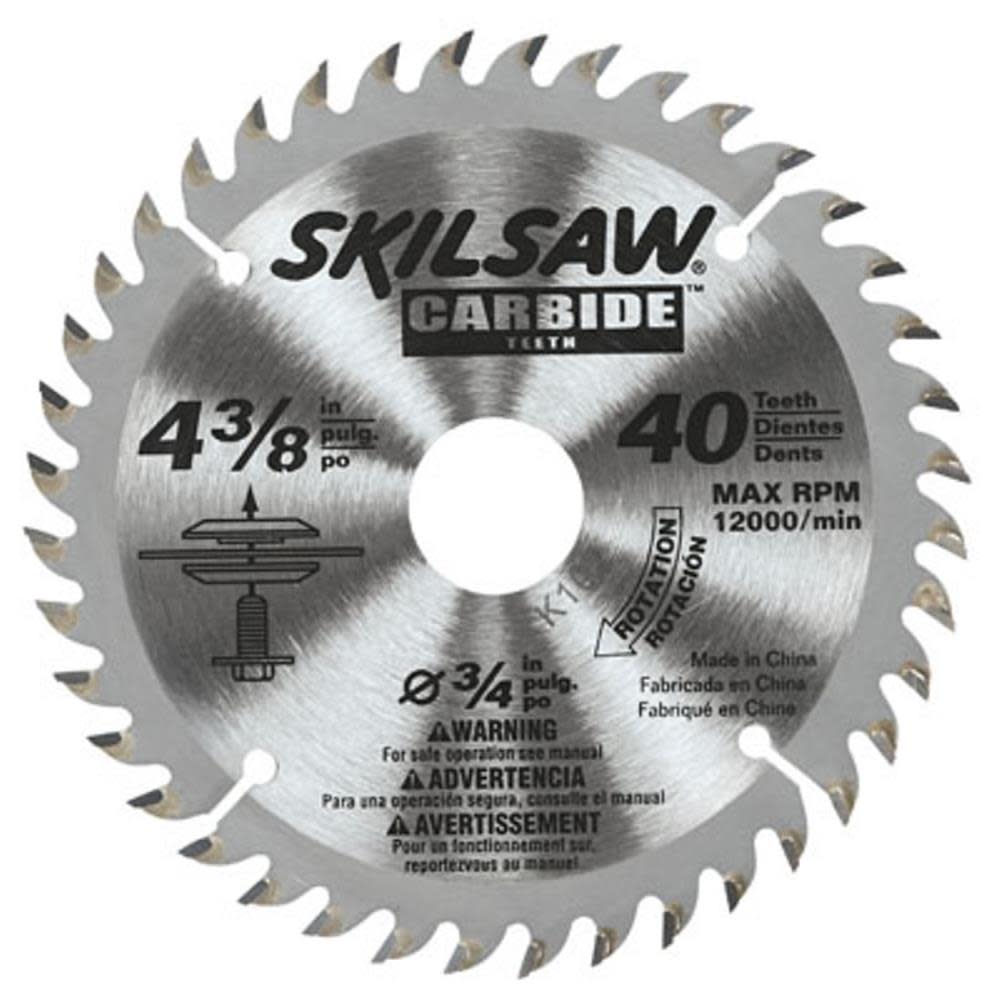 SKIL 4-3/8 In. x 40 Flooring Saw Blade - Ascmtools