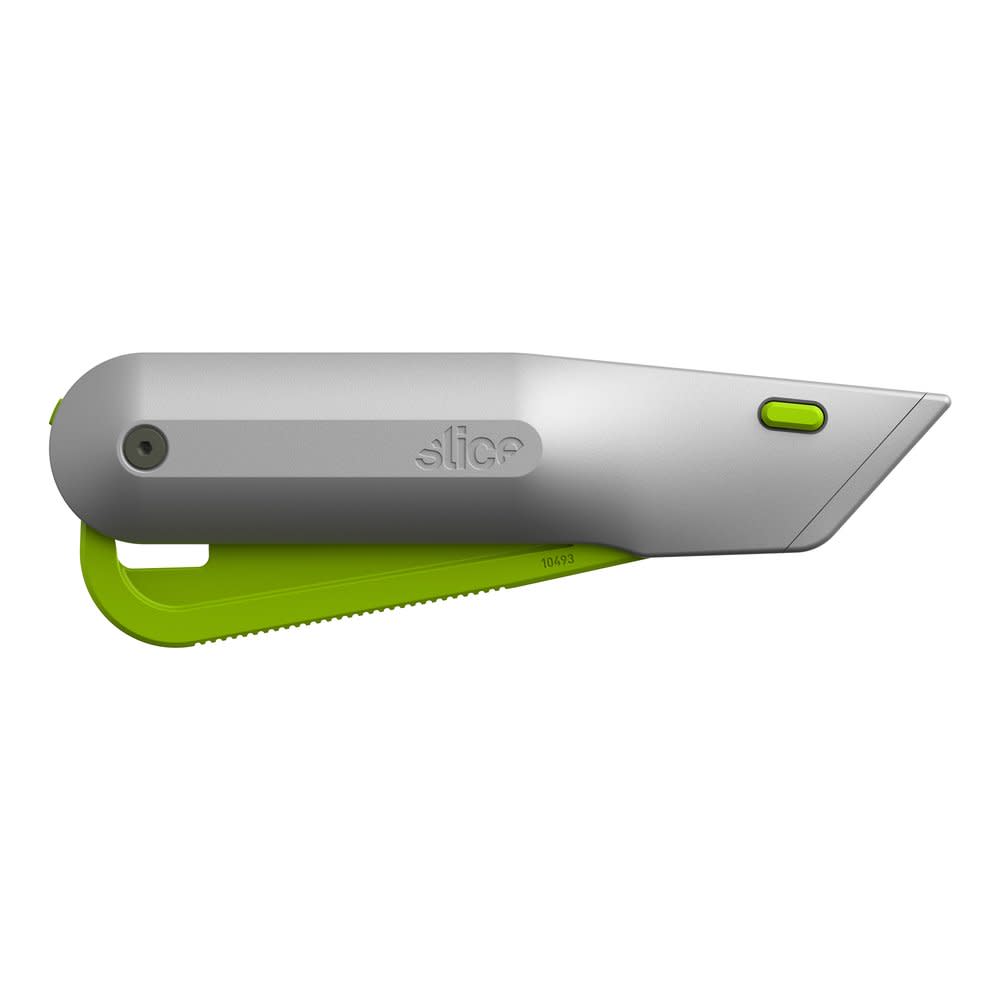 Slice Squeeze Knife Auto Retractable Metal Handle - Ascmtools