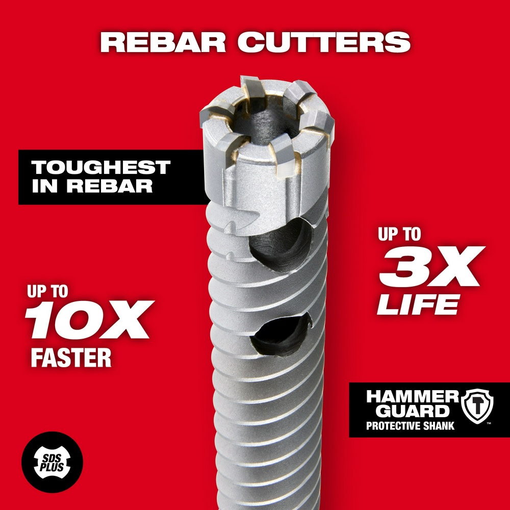 Milwaukee SDS PLUS 1/2″ X 18″ Rebar Cutter - Ascmtools