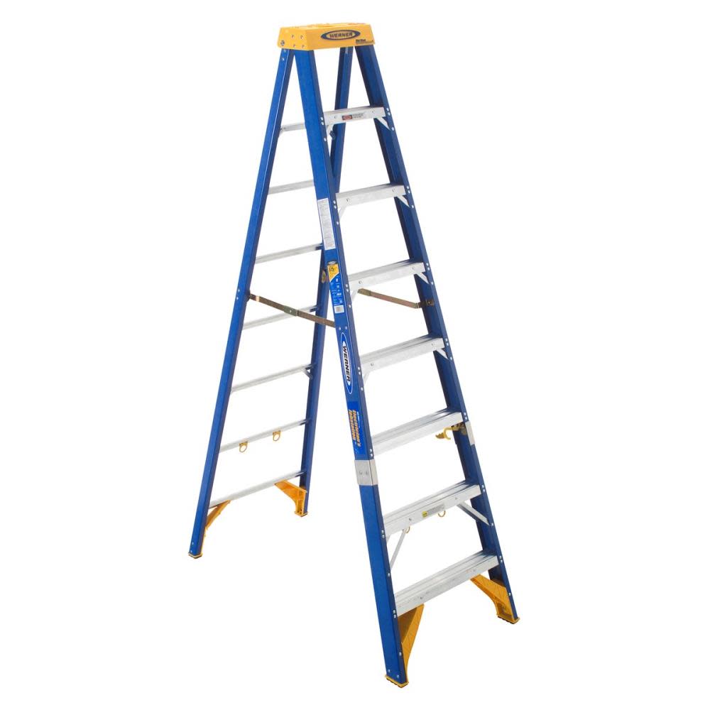 Werner 8 Ft. Type IAA Fiberglass Electricians Jobstation - Ascmtools