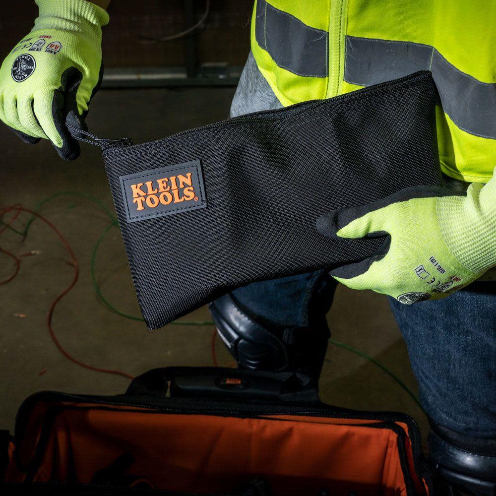 Klein Tools Black Nylon Zipper Bag - Ascmtools