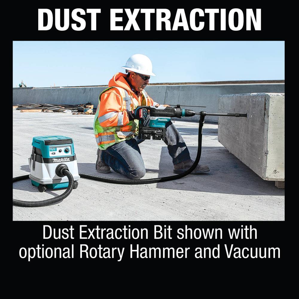 Makita 1-1/8″ x 24″ SDS-MAX Dust Extraction Drill Bit - Ascmtools