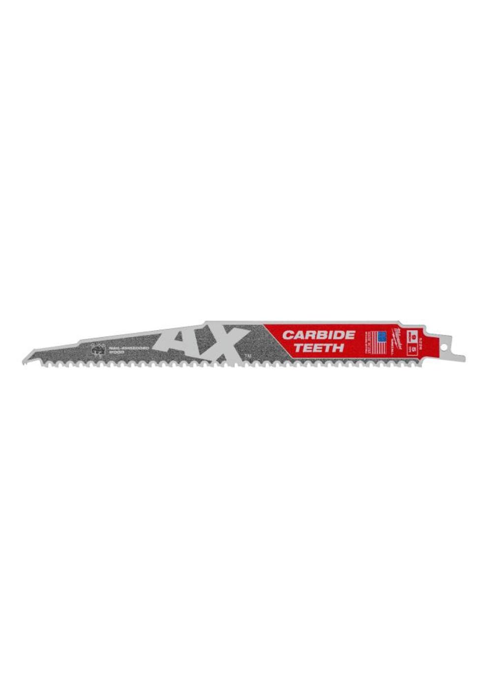 Milwaukee The Ax with Carbide Teeth SAWZALLBlade 9 In. 5T - Ascmtools