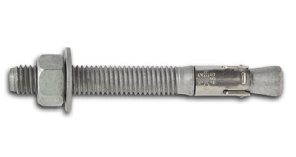 DEWALT 5/8 In. x 5 In. Power-Stud Galvanized Carbon Steel Wedge Expansion Anchor – 25 Anchors - Ascmtools