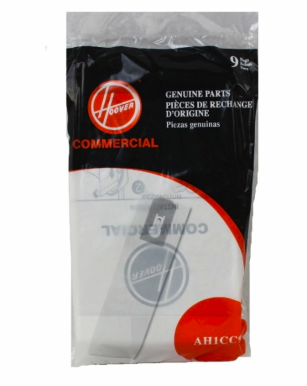 Hoover Residential Vacuum Standard Upright Disposable Vacuum Bags 9 Pack - Ascmtools