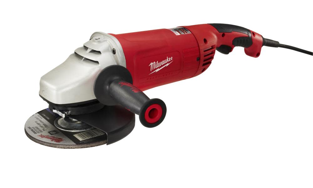 Milwaukee 15 Amp 7 in./9 in. Large Angle Grinder (Non Lock-on) - Ascmtools
